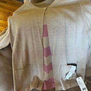 Akris size US 14 reversible cardigan